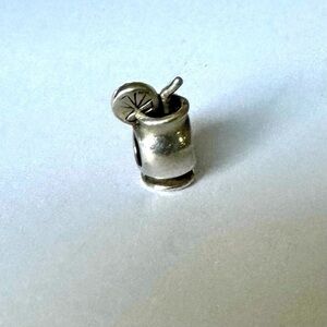 Authentic Chamilia Sterling Silver Cocktail Drink Charm